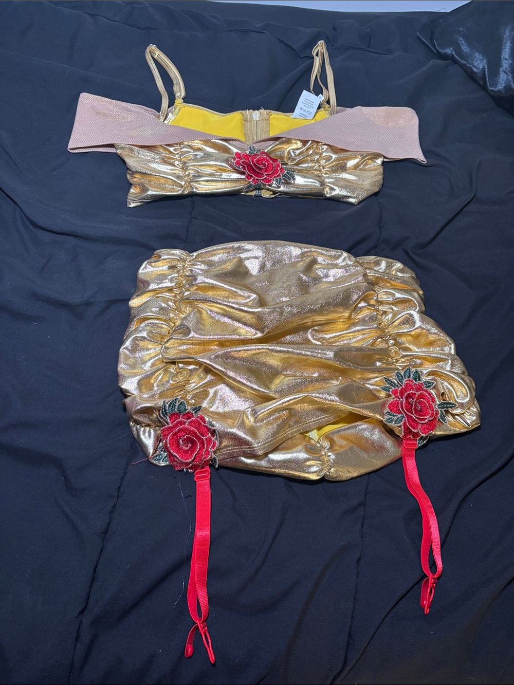 Fashion Nova two piece belle costume